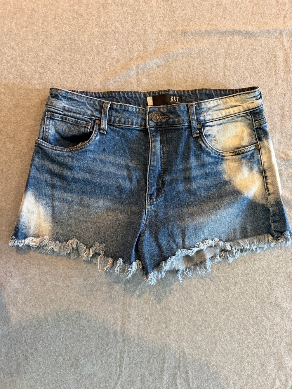 KUT from the Kloth Jane high-rise Cut Off shorts Indie Sleaze Boho Size 12 EUC